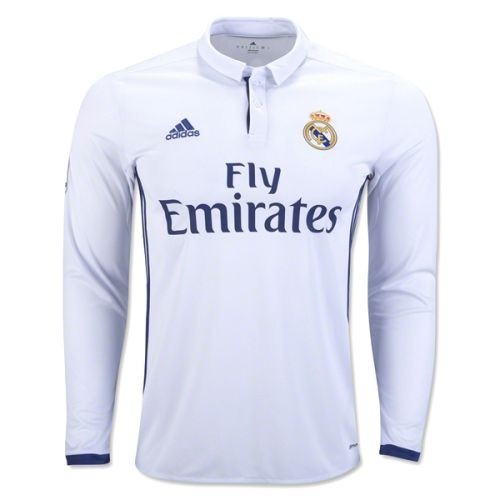 Футболка Real Madrid Домашняя 2016 2017 длинный рукав XL(50)