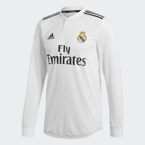 Футболка Real Madrid Домашняя 2018 2019 длинный рукав M(46)