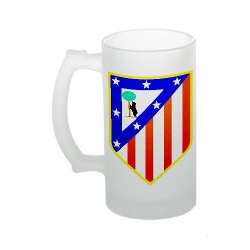 Стеклянная кружка для пива с логотипом Атлетико Мадрид